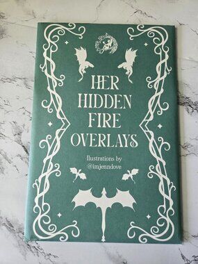 Fairyloot Her Hidden Fire Book Page Overlays